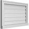 Ekena Millwork Vertical Surface Mount PVC Gable Vent: Functional, w/ 2"W x 2"P Brickmould Sill Frame, 28"W x 18"H GVPVE28X1803SF - alternate 3